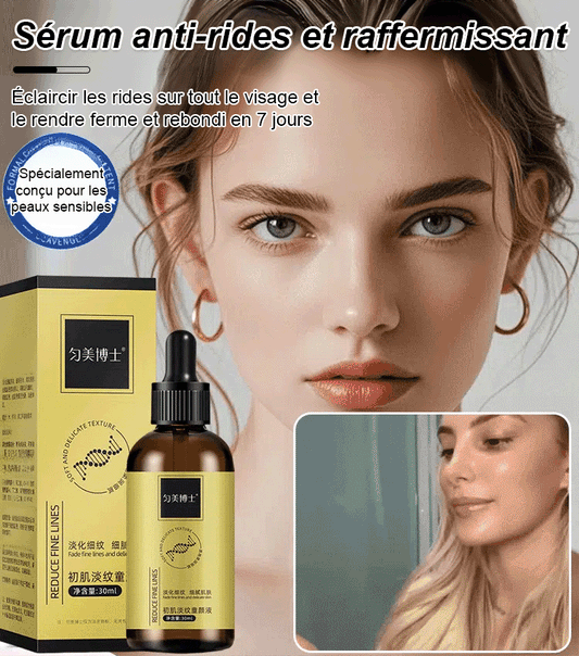 Sérum Anti-Rides et Raffermissant – Formule Douce pour Peaux Sensibles