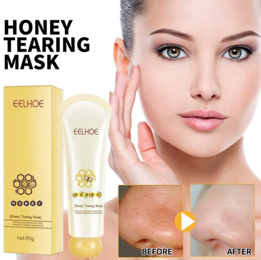 Masque visage peel-off à base de plantes et de miel pour les taches